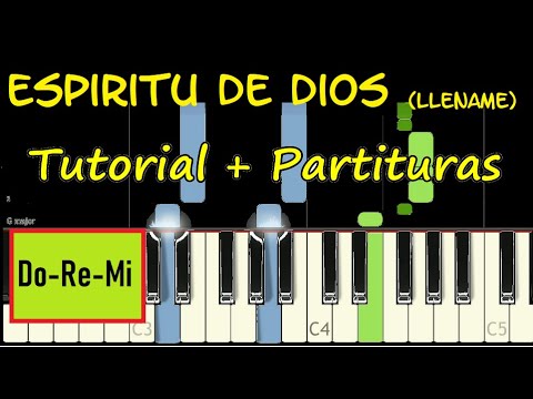 Aprende los acordes y la letra del himno &#8216;Espíritu de Dios llena mi vida&#8217; en el piano